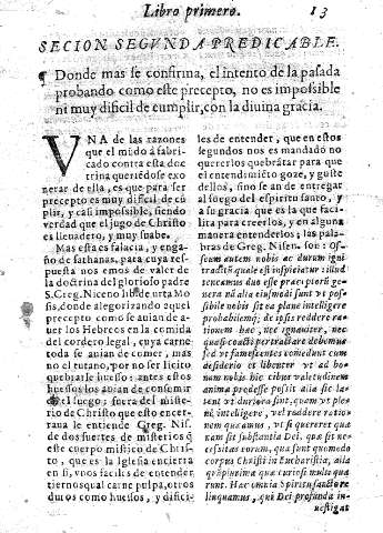 Secion segunda.