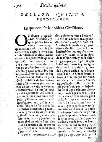 Seccion quinta
