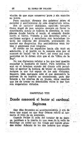 VIII. Donde conocerá el lector a cardenal Espinosa