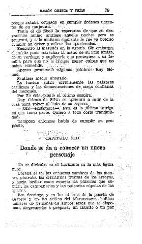 XIII. Donde se da a conocer un nuevo personaje