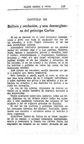XX. Bullicio y confusión, y una desvergüenza del príncipe Carlos 