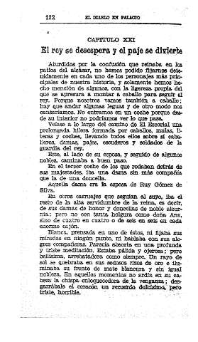 XXI. El rey se desespera y el paje se divierte
