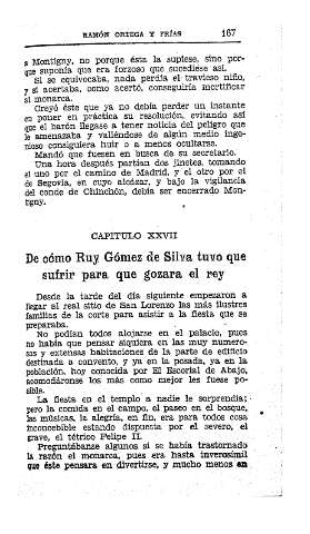 XXVII. De cómo Ruy Gómez de Silva tuvo que sufrir 