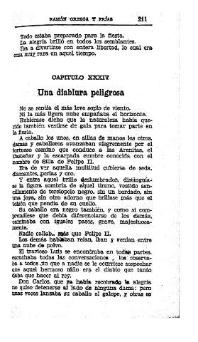 XXXIV. Una diablura peligrosa