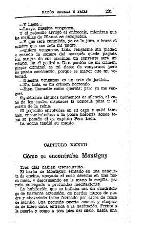 XXXVII. Cómo se encontraba Montigny