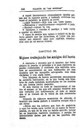 XL. Siguen trabajando los amigos del barón