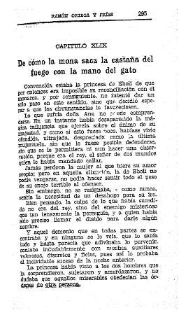 XLIX. De cómo la mona saca la castaña del fuego con la mano del gato