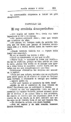 LII. El rey continúa desesperándose