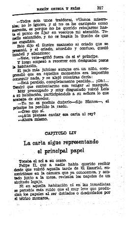 LIV. La carta sigue representando el principal papel