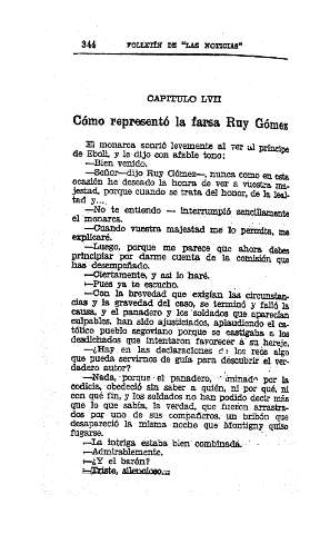 LVII. Cómo representó la farsa Ruy Gómez