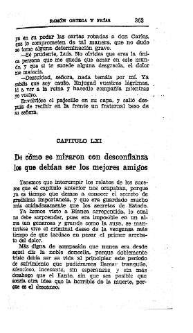LXI. De cómo se miraron con desconfianza los que debían ser los mejores amigos  