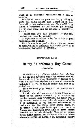 LXVI. El rey da órdenes y Ruy Gómez obedece