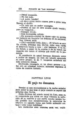 LXVII. El paje no descansa