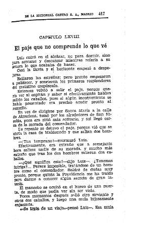 LXVIII. El paje que no comprende lo que ve
