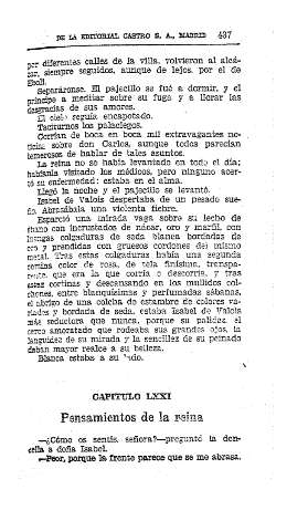 LXXI. Pensamientos de la reina