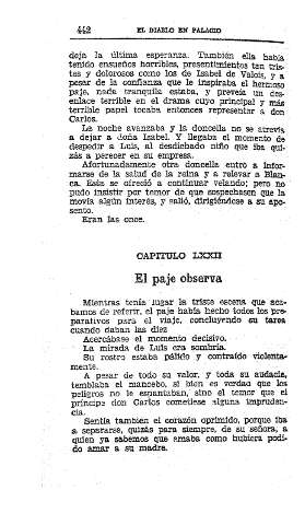 LXXII. El paje observa