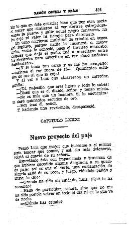LXXXI. Nuevo proyecto del paje