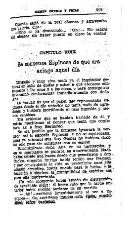 XCIX. Se convence Espinosa de que era aciago aquel día