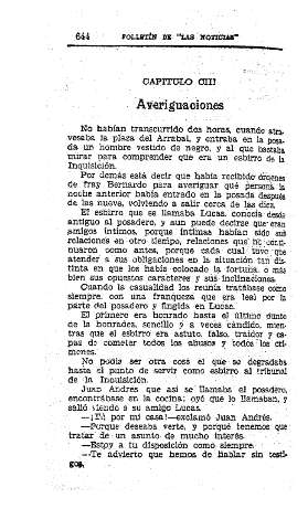 CIII. Averiguaciones