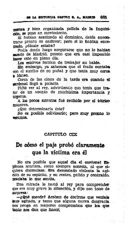CIX. De cómo el paje probó claramente que la víctima era él