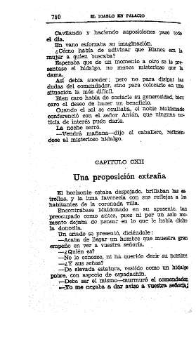 CXII. Una proposición extraña