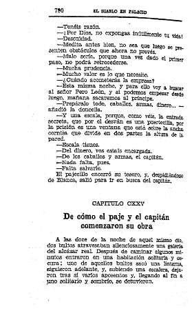 CXXV. De cómo el paje y el capitán comenzaron su obra