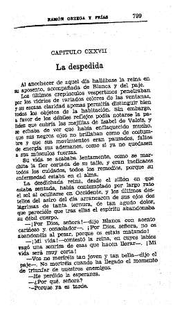 CXXVII. La despedida