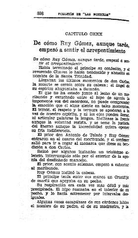 CXXX. De cómo Ruy Gómez, aunque tarde, empezó a sentir el arrepentimiento