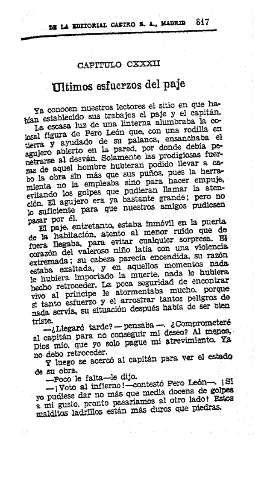 CXXXII. Ultimos esfuerzos del paje