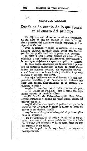 CXXXIII. Donde se da cuenta de lo que sucedió en el cuarto del príncipe