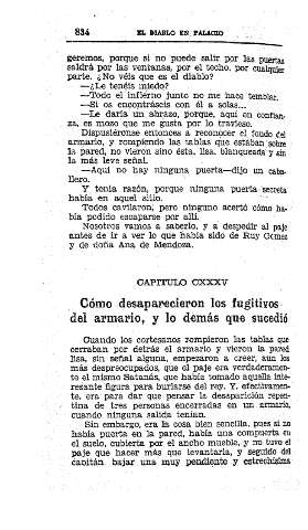 CXXXV. Cómo desaparecieron los fugitivos del armario, y lo demás que sucedió