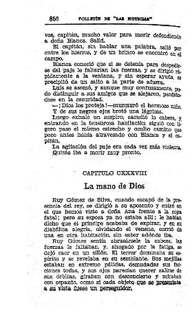 CXXXVIII. La mano de Dios