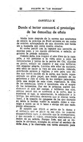 X. Donde el lector conocerá el prototipo de las doncellas de oficio