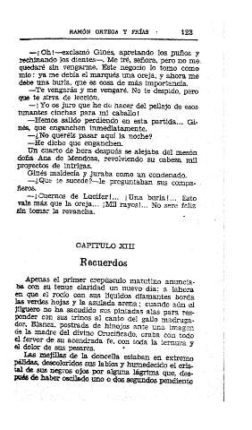 XIII. Recuerdos