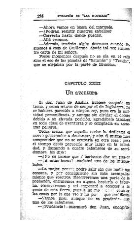 XXIII. Un aventura