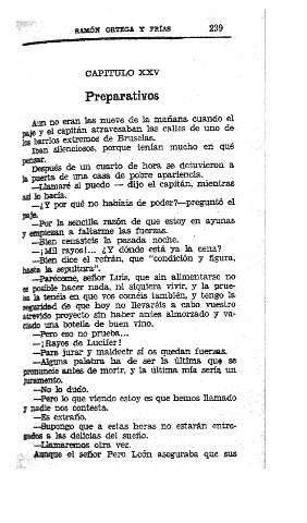 XXV. Preparativos