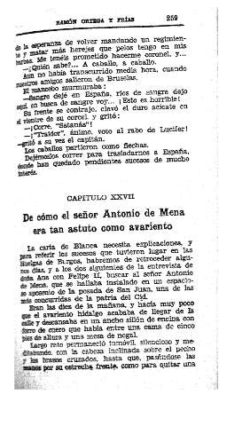 XXVII. De cómo el señor Antonio de Mena era tan astuto como avariento