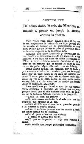 XXX. De cómo doña María de Mendoza comenzó a poner en juego la astucia contra la fuerza