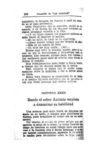 XXXII. Donde el señor Antonio empieza a demostrar su habilidad