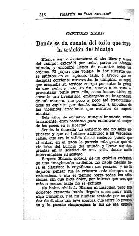 XXXIV. Donde se da cuenta del éxito que tuvo la traición del hidalgo