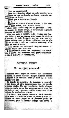 XXXVII. Un antiguo conocido