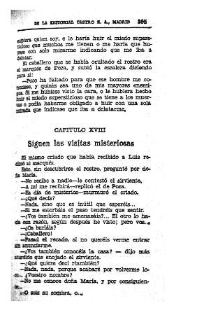 XVIII [XLII]. Siguen las visitas misteriosas