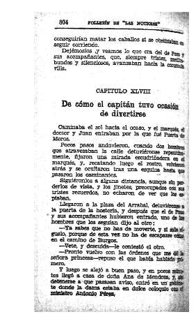 XLVIII. De cómo el capitán tuvo ocasión de divertirse
