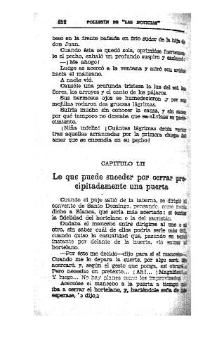 LII. Lo que puede suceder por cerrar precipitadamente una puerta