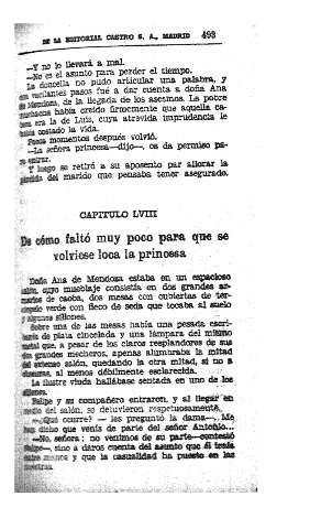 LVIII. De cómo faltó muy poco para que se volviese loca la princesa