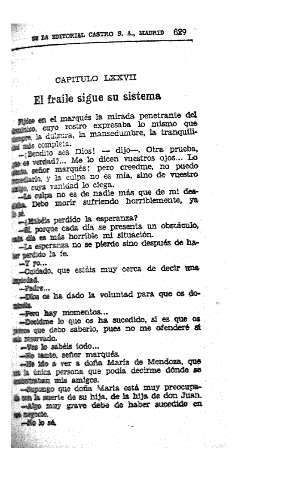 LXXVII. El fraile sigue su sistema
