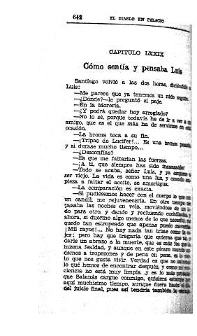 LXXIX. Cómo sentía y pensaba Luis
