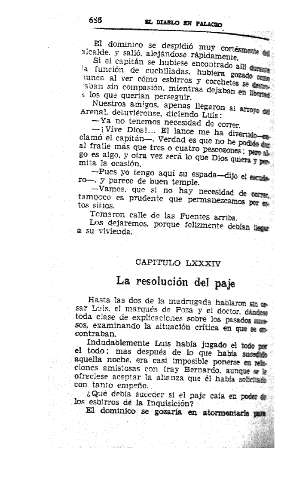 LXXXIV. La resolución del paje