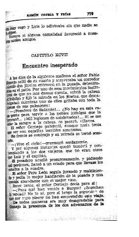 XCVII. Encuentro inesperado