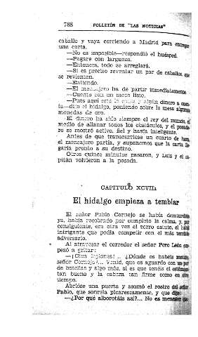 CXVIII. El hidalgo empieza a temblar